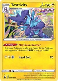 Toxtricity (108) - SWSH08: Fusion Strike - Pokemon card