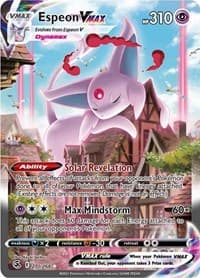 Espeon VMAX (Alternate Art Secret) - SWSH08: Fusion Strike - Pokemon card