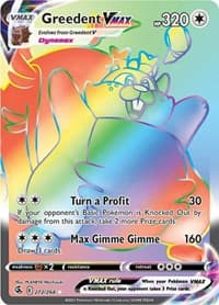 Greedent VMAX (Secret) - SWSH08: Fusion Strike - Pokemon card