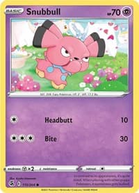Snubbull - SWSH08: Fusion Strike - Pokemon card
