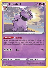 Granbull - SWSH08: Fusion Strike - Pokemon card