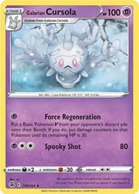 Galarian Cursola - SWSH08: Fusion Strike - Pokemon card