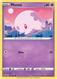 Munna - SWSH08: Fusion Strike - Pokemon card