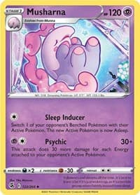 Musharna - SWSH08: Fusion Strike - Pokemon card