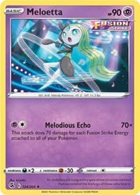 Meloetta - SWSH08: Fusion Strike - Pokemon card