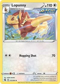 Lopunny - SWSH08: Fusion Strike - Pokemon card