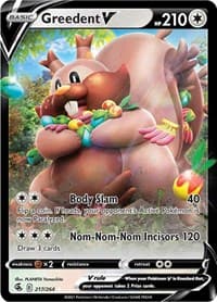 Greedent V - SWSH08: Fusion Strike - Pokemon card