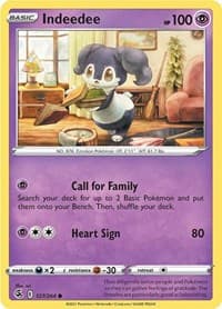 Indeedee - SWSH08: Fusion Strike - Pokemon card
