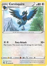 Corvisquire - SWSH08: Fusion Strike - Pokemon card