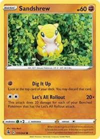 Sandshrew - SWSH08: Fusion Strike - Pokemon card