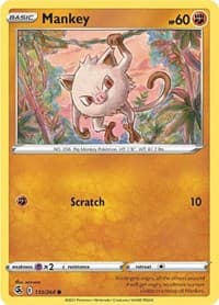 Mankey - SWSH08: Fusion Strike - Pokemon card