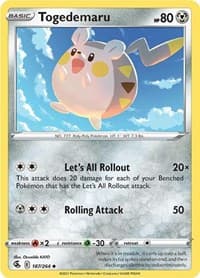 Togedemaru - SWSH08: Fusion Strike - Pokemon card