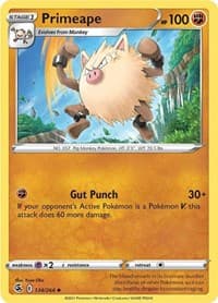 Primeape - SWSH08: Fusion Strike - Pokemon card