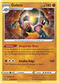 Golem - SWSH08: Fusion Strike - Pokemon card