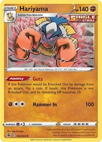 Hariyama - SWSH08: Fusion Strike - Pokemon card