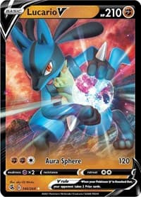 Lucario V - SWSH08: Fusion Strike - Pokemon card