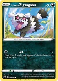 Galarian Zigzagoon - SWSH08: Fusion Strike - Pokemon card