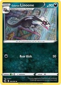 Galarian Linoone - SWSH08: Fusion Strike - Pokemon card