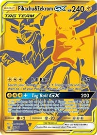 Pikachu & Zekrom GX - SM248 - SM Promos - Pokemon card