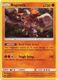 Regirock - 53/111 (Cosmos Holo) - SM Promos - Pokemon card