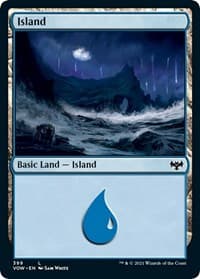 Island (399) - Innistrad: Crimson Vow - Magic: The Gathering card