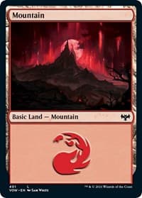 Mountain (401) - Innistrad: Crimson Vow - Magic: The Gathering card