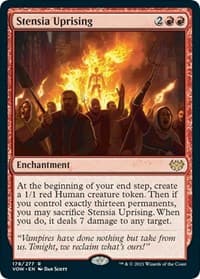 Stensia Uprising - Innistrad: Crimson Vow - Magic: The Gathering card
