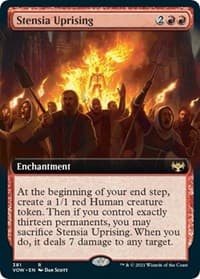 Stensia Uprising (Extended Art) - Innistrad: Crimson Vow - Magic: The Gathering card