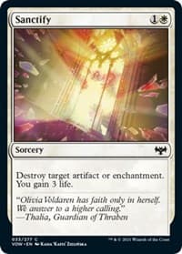 Sanctify - Innistrad: Crimson Vow - Magic: The Gathering card
