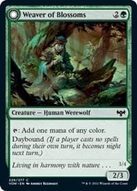 Weaver of Blossoms - Innistrad: Crimson Vow - Magic: The Gathering card