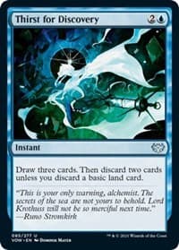 Thirst for Discovery - Innistrad: Crimson Vow - Magic: The Gathering card