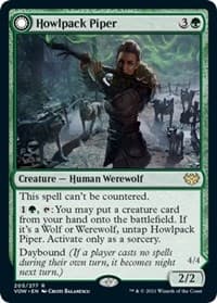 Howlpack Piper - Innistrad: Crimson Vow - Magic: The Gathering card
