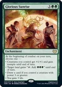Glorious Sunrise - Innistrad: Crimson Vow - Magic: The Gathering card