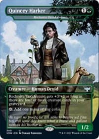 Quincey Harker - Reclusive Taxidermist - Innistrad: Crimson Vow - Magic: The Gathering card