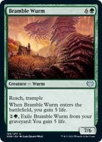 Bramble Wurm - Innistrad: Crimson Vow - Magic: The Gathering card