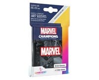 Marvel Champions - Marvel Black Card Sleeves (50ct.) - GameGenic Card Sleeves - Card Sleeves card