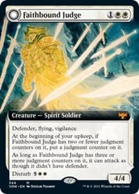Faithbound Judge (Extended Art) - Innistrad: Crimson Vow - Magic: The Gathering card