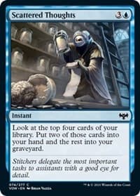 Scattered Thoughts - Innistrad: Crimson Vow - Magic: The Gathering card