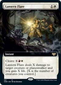Lantern Flare (Extended Art) - Innistrad: Crimson Vow - Magic: The Gathering card