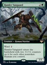 Hamlet Vanguard (Extended Art) - Innistrad: Crimson Vow - Magic: The Gathering card