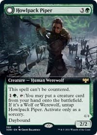 Howlpack Piper (Extended Art) - Innistrad: Crimson Vow - Magic: The Gathering card