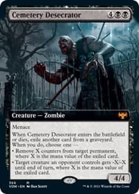 Cemetery Desecrator (Extended Art) - Innistrad: Crimson Vow - Magic: The Gathering card