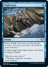 Wash Away - Innistrad: Crimson Vow - Magic: The Gathering card