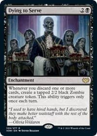 Dying to Serve - Innistrad: Crimson Vow - Magic: The Gathering card