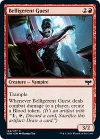 Belligerent Guest - Innistrad: Crimson Vow - Magic: The Gathering card