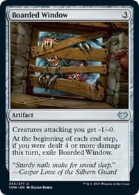 Boarded Window - Innistrad: Crimson Vow - Magic: The Gathering card