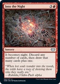 Into the Night - Innistrad: Crimson Vow - Magic: The Gathering card