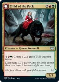 Child of the Pack - Innistrad: Crimson Vow - Magic: The Gathering card