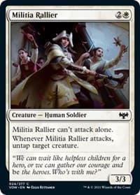 Militia Rallier - Innistrad: Crimson Vow - Magic: The Gathering card