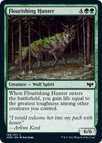 Flourishing Hunter - Innistrad: Crimson Vow - Magic: The Gathering card